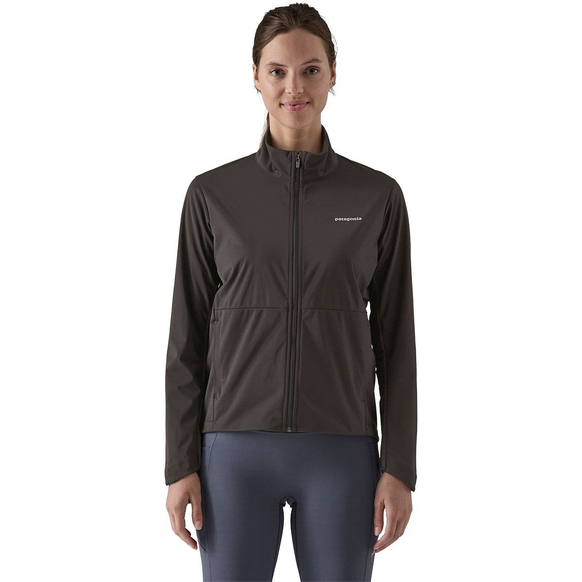 

Гибридная куртка Wind Shield Patagonia, черный