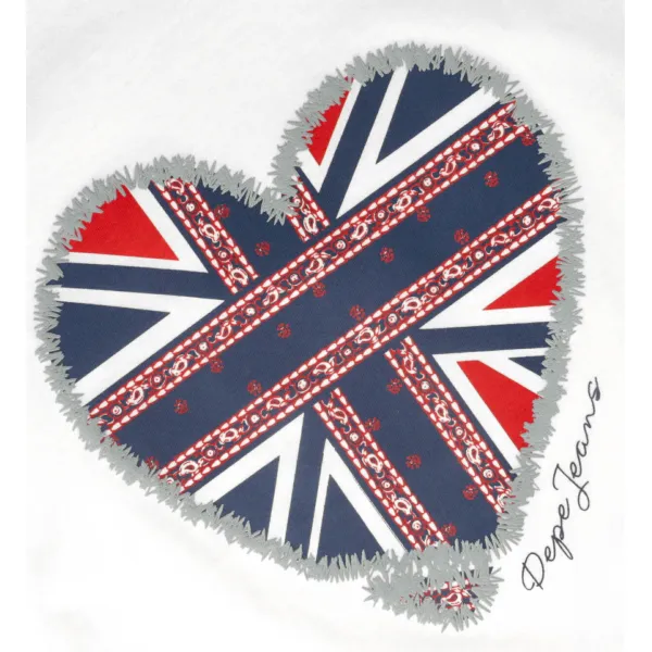 Футболка Prudence стандартного кроя Pepe Jeans London, белый — фото 3