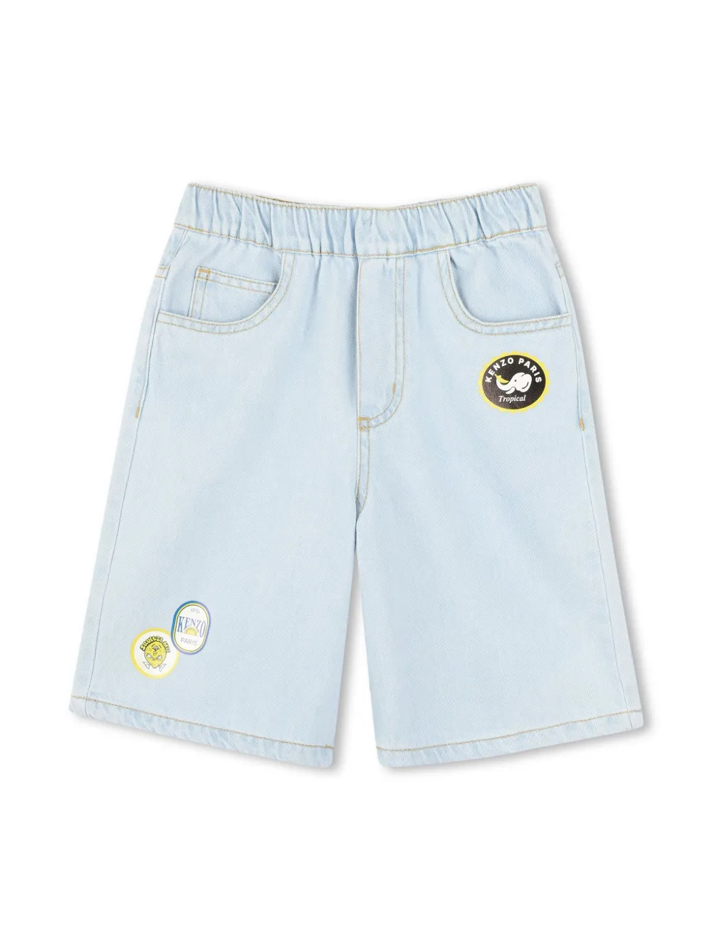 

Джинсовые шорты Kenzo Kids, синий