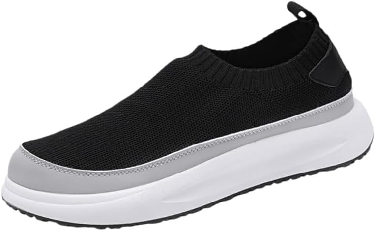 

Мужские спортивные кроссовки на высокой подошве из дышащего трикотажа - легкие и удобные, противоскользящие и долговечные. Подходят для активного отдыха на улице, повседневного использования, альпинизма и всех сезонов Fmshi, черный