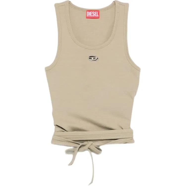 Топ с завязками на спине T-Anky-Tail DIESEL, Dark Beige