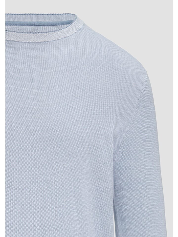 

Пуловер QS Strickpullover langarm, синий