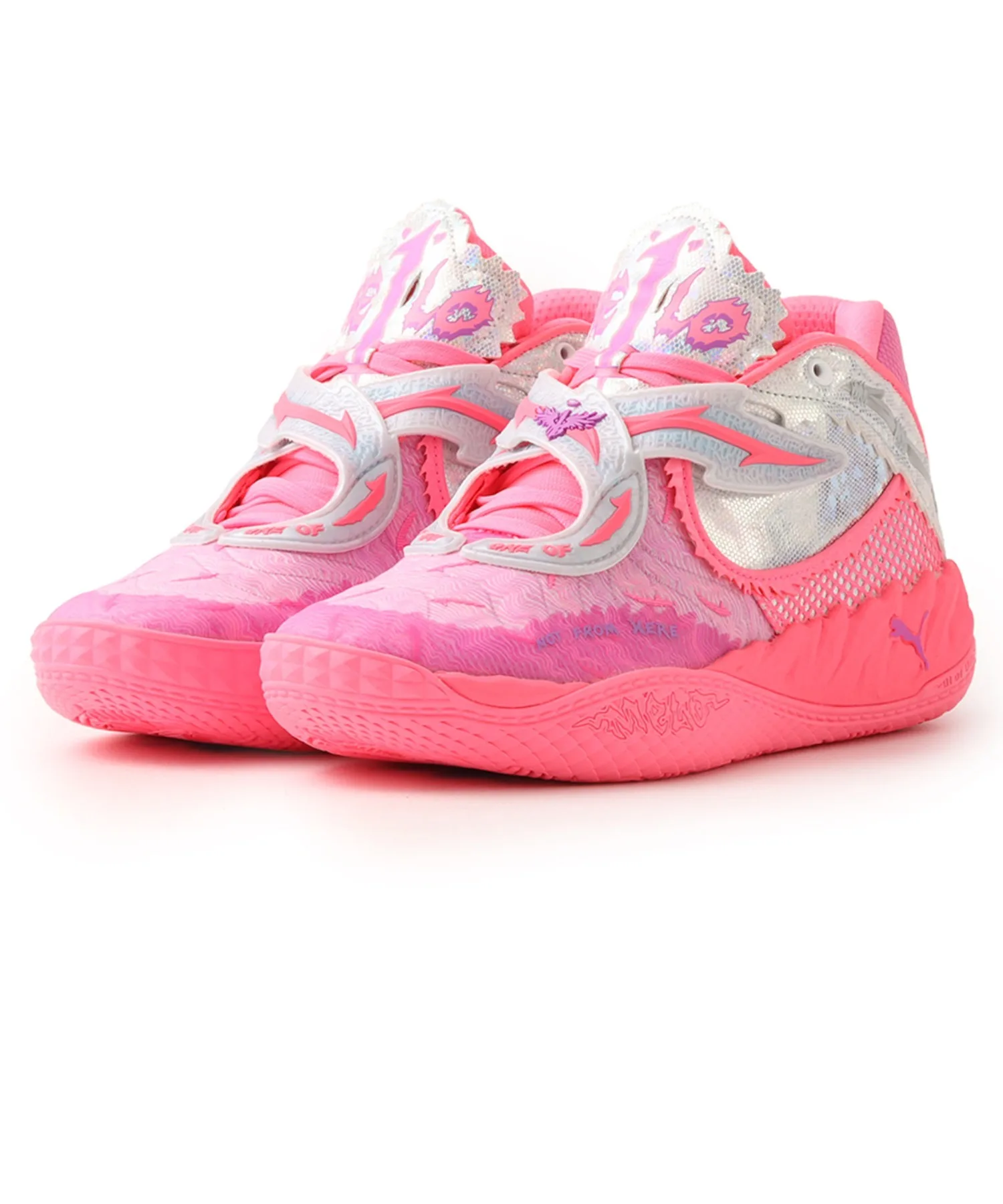 Мужские кроссовки PUMA MB.05 WORLD TOUR розовые