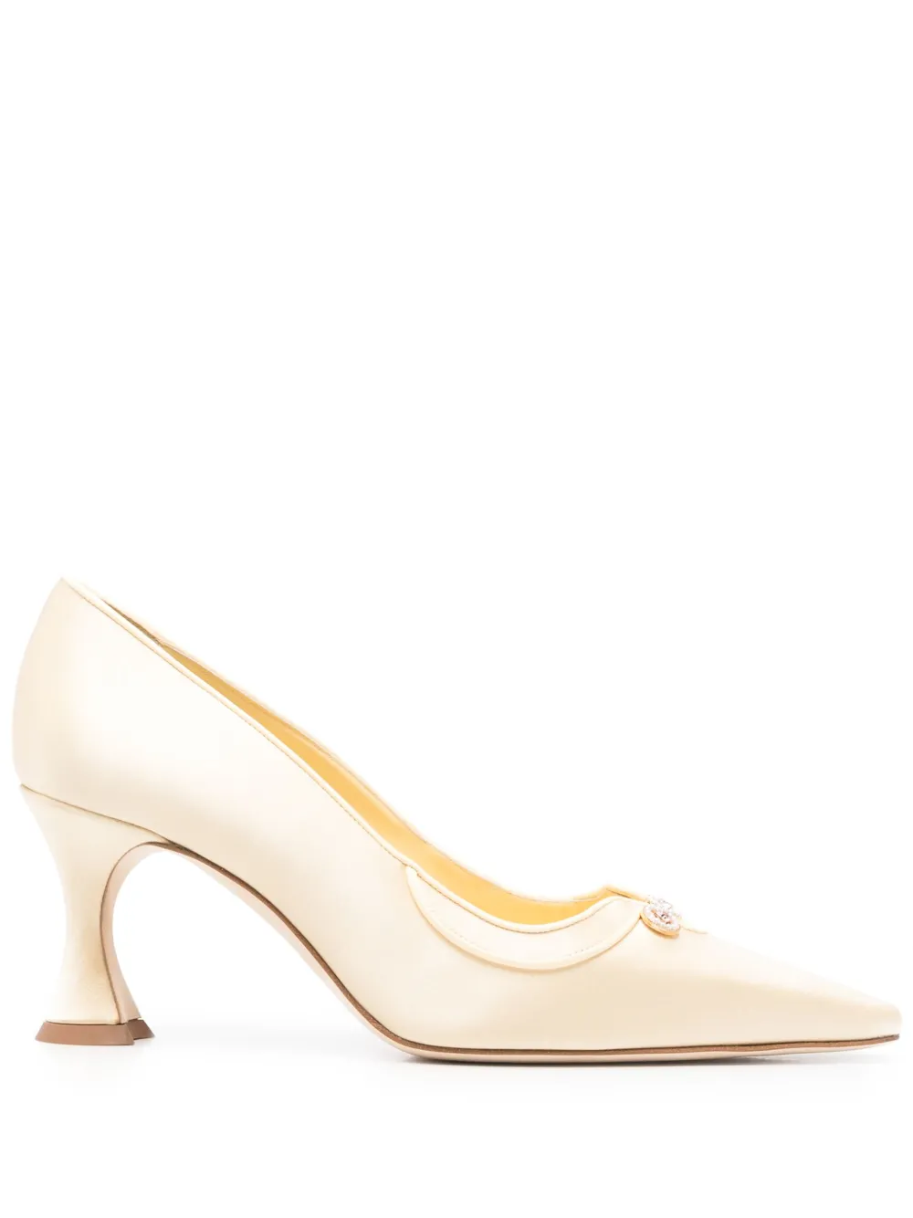 Туфли Amala 70 Manolo Blahnik, желтый