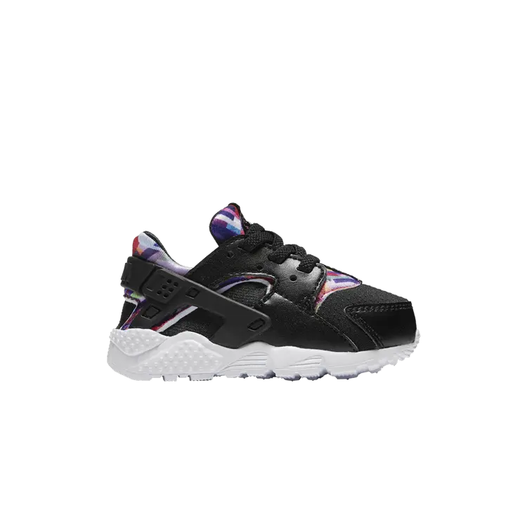 

Кроссовки Nike Huarache Run Print TD 'Black Hyper Violet', черный