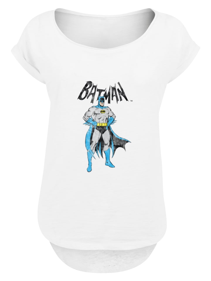 

Длинная футболка The Batman Vintage белого цвета F4NT4STIC, Белый, Длинная футболка The Batman Vintage белого цвета F4NT4STIC