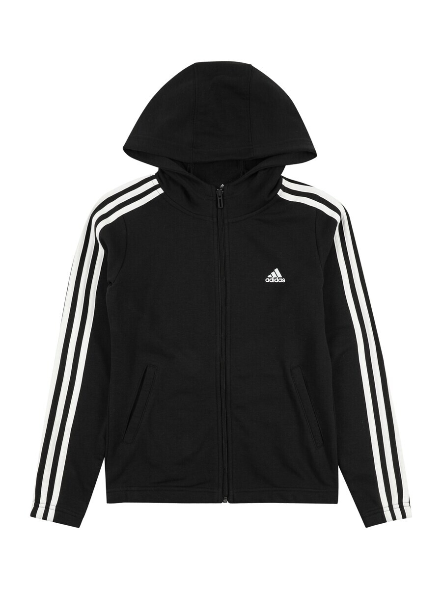 

Худи ADIDAS SPORTSWEAR Athletic Zip-Up Hoodie Essentials, черный