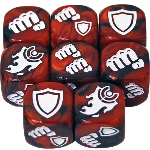 

Аксессуары Jasco Games Street Fighter Miniatures Game: Red Battle Dice (8)