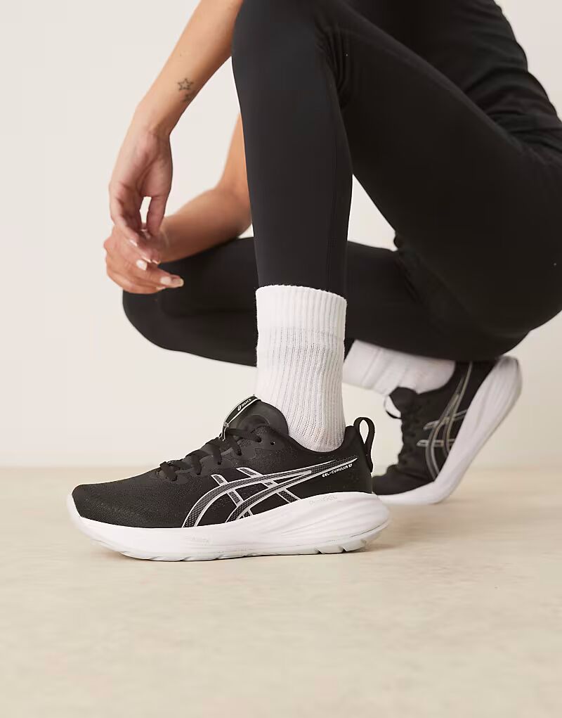 Кроссовки для бега Asics Gel-Cumulus 27 черного и бетонного цвета