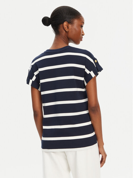 Футболка обычного кроя Gold Button WW0WW45628 Tommy Hilfiger, синий — фото 3