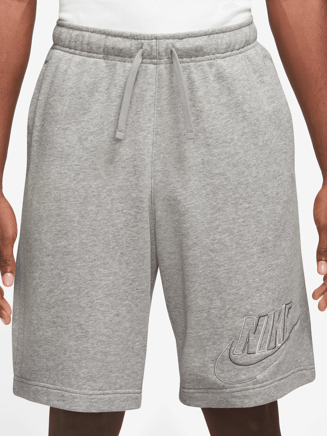 

Шорты Nike M NK CLUB+ FT MCF, серый