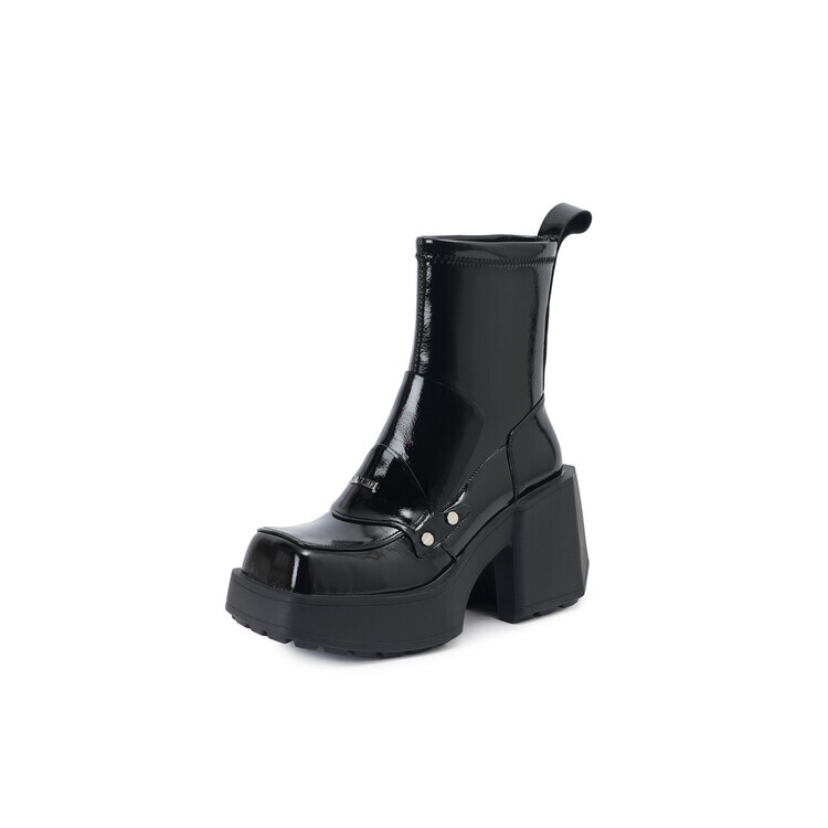 

Ботильоны женские Su Yanjiao, цвет Black Patent Leather