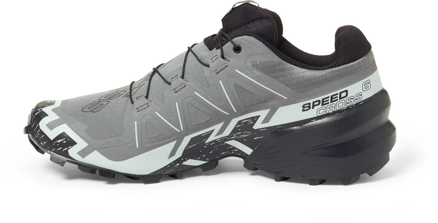 Кроссовки Speedcross 6 для трейлраннинга Salomon, Quiet Shade/Black/Pearl Blue — фото 2