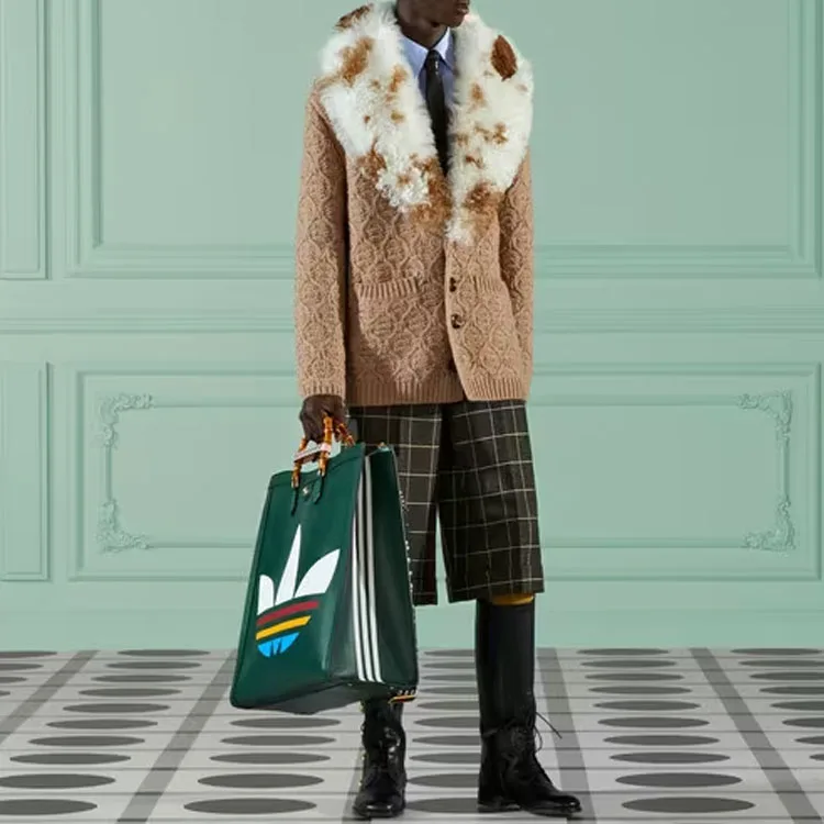 Шорты повседневные GUCCI темно-серые — фото 3