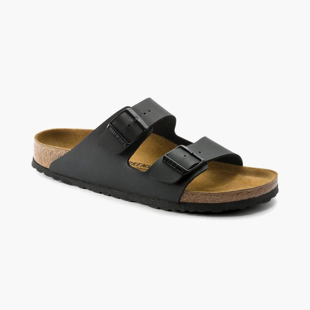 Мужские чёрные сандалии Arizona Birko-Flor от Birkenstock