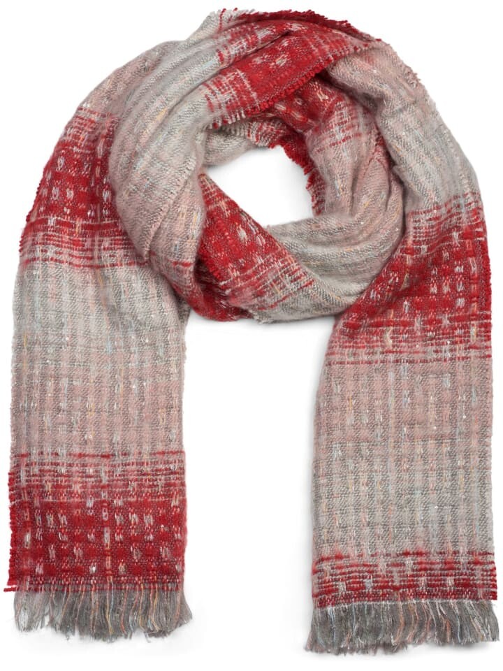

Шарф styleBREAKER, цвет rot/rosa/hellgrau