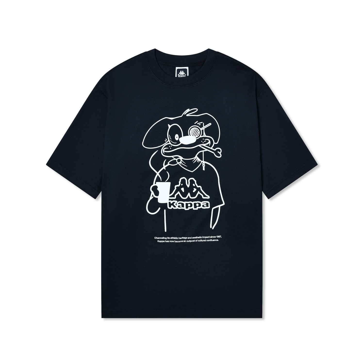 

Kappa Футболка Unisex Black-990