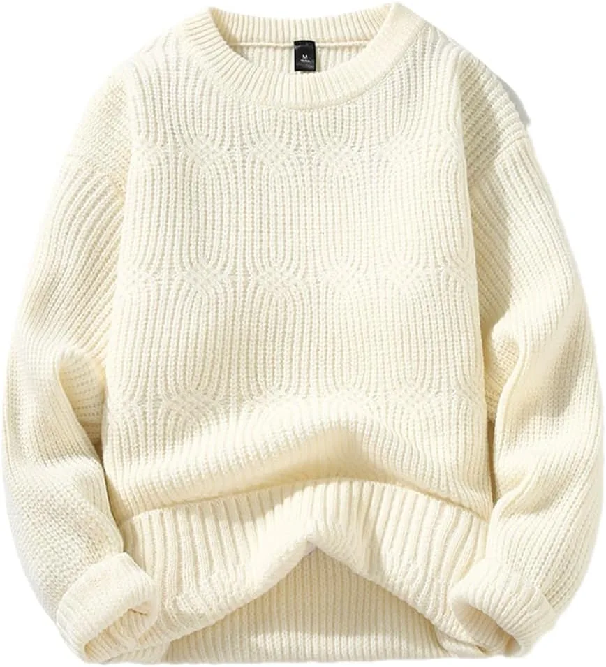 

Мужской свитер с круглым вырезом Casual Loose Fnfmrfmr