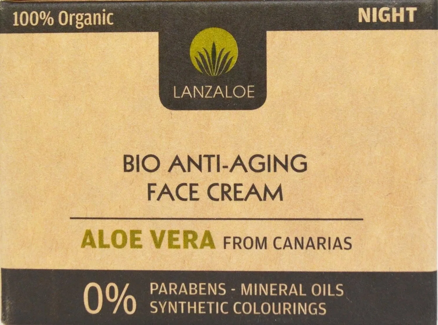 Крем для лица Lanzaloe — Органический антивозрастной ночной «Organic Anti-Ageing Face Cream» от, 50 мл — фото 4