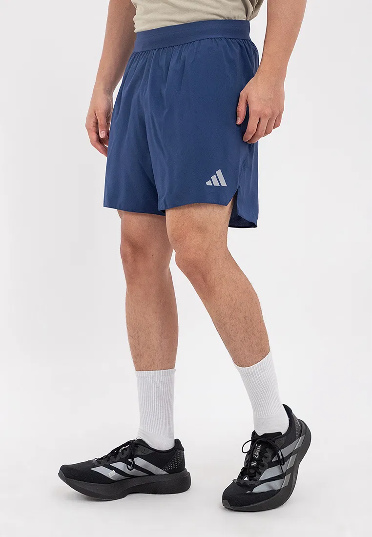 Шорты спортивные, беговые, Adidas, черные — фото 2