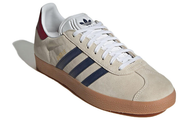Кроссовки Adidas Originals Gazelle Indoor 'Off White Dark Blue Gum', белый — фото 3