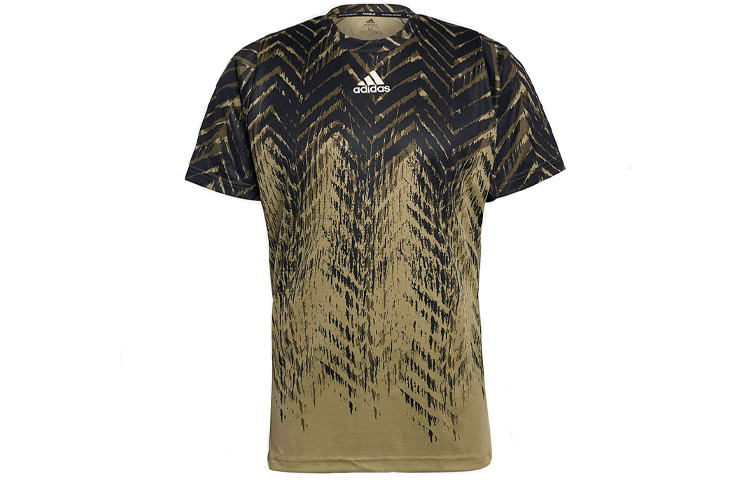 

Adidas Футболка мужская черно-золотые