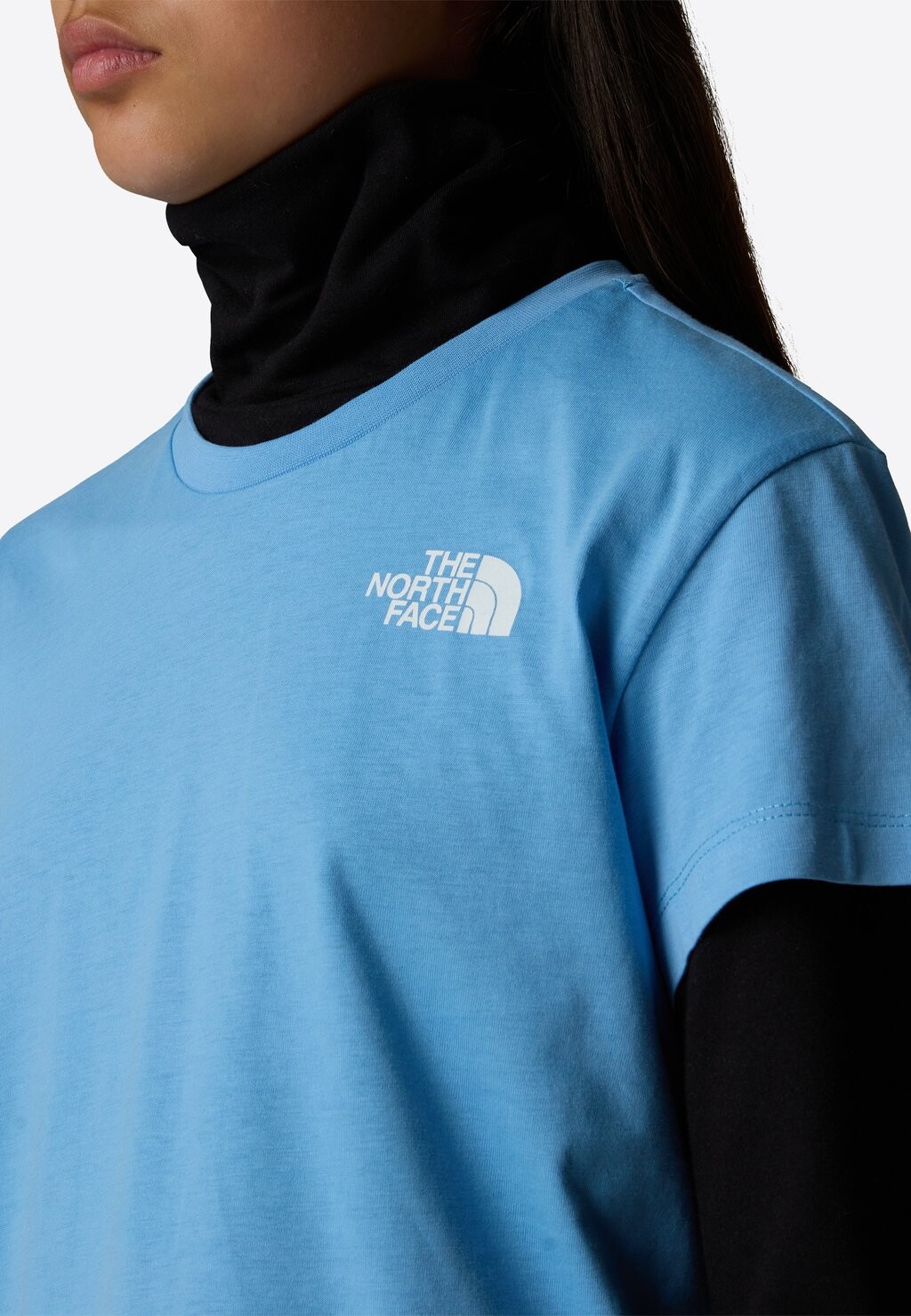 

Футболка VERTICAL GRAPHIC The North Face, синий