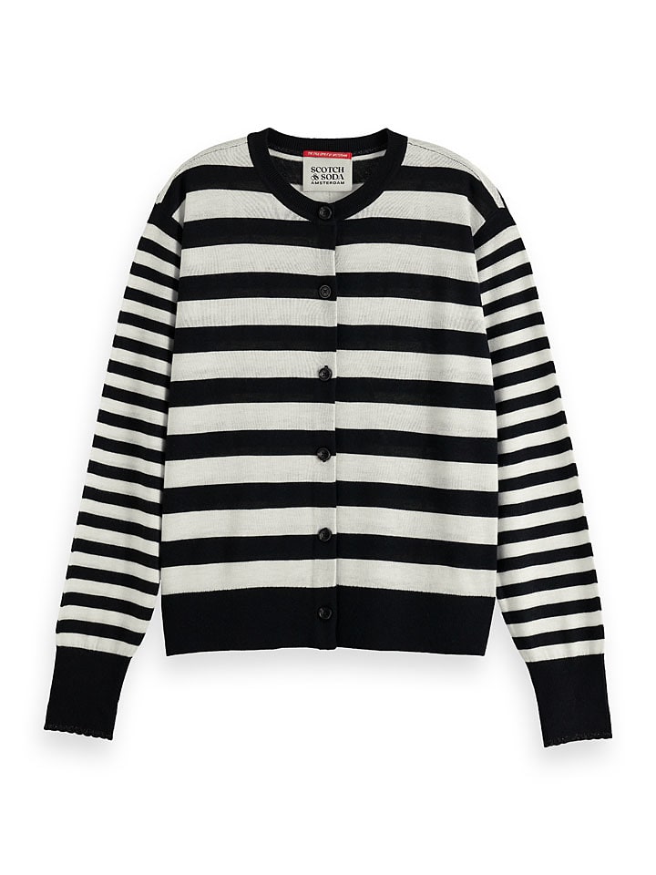 

Кардиган Scotch & Soda, черный/белый
