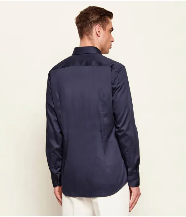 Футболка H-HANK-K-PARTY-261 slim fit Boss, темно-синий — фото 3