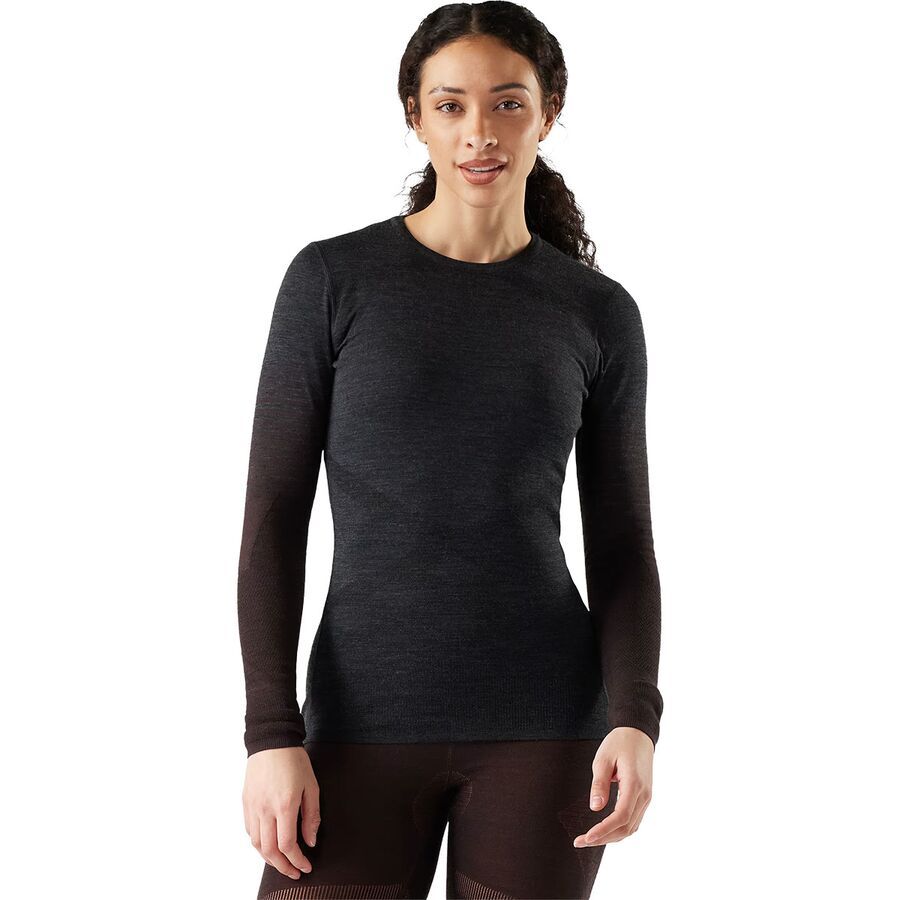 

Термобелье Intraknit Thermal Merino Crew Baselayer - женское Smartwool Smartwool, Charcoal/Mink Stripe
