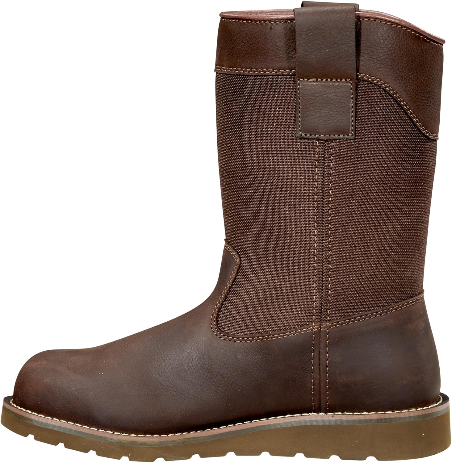 Carhartt мужские 10" водонепроницаемые ботинки Wellington со стальным носком, Dark Brown — фото 3