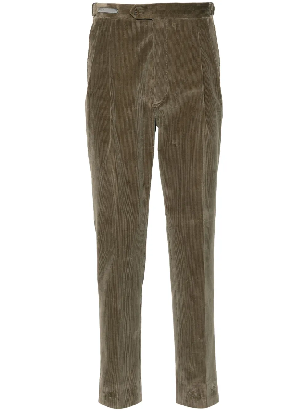 

Узкие вельветовые брюки Corneliani, зеленый