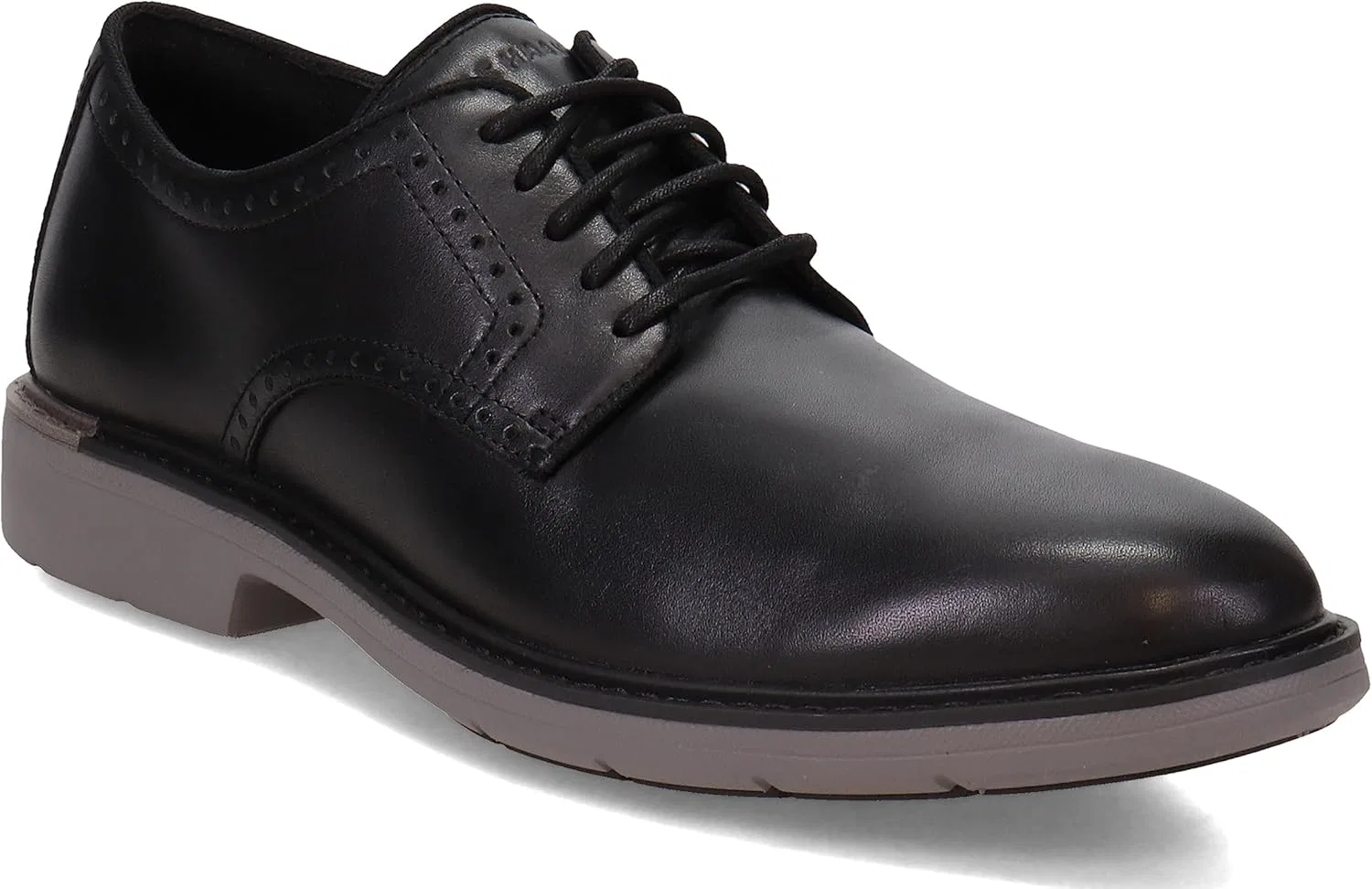 Мужские классические оксфорды Cole Haan с гладким носком, Black Grey Midsole