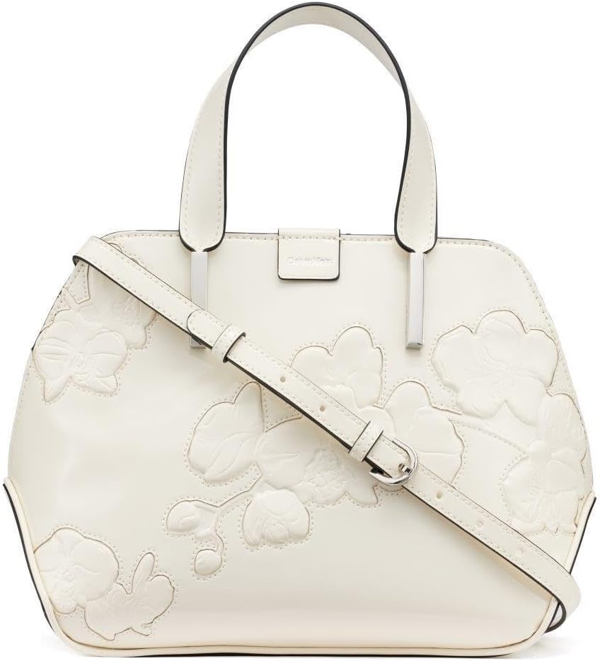 

Женская сумка-саквояж Calvin Klein Audrey с тремя отделениями, Cherub White Floral, Белый, Женская сумка-саквояж Calvin Klein Audrey с тремя отделениями, Cherub White Floral