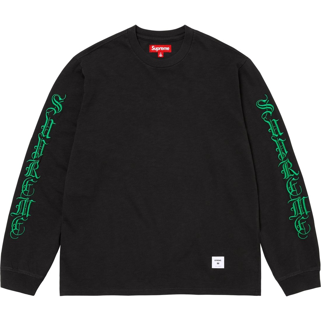 

Древнеанглийский топ с длинным рукавом Supreme, желтый/желтый