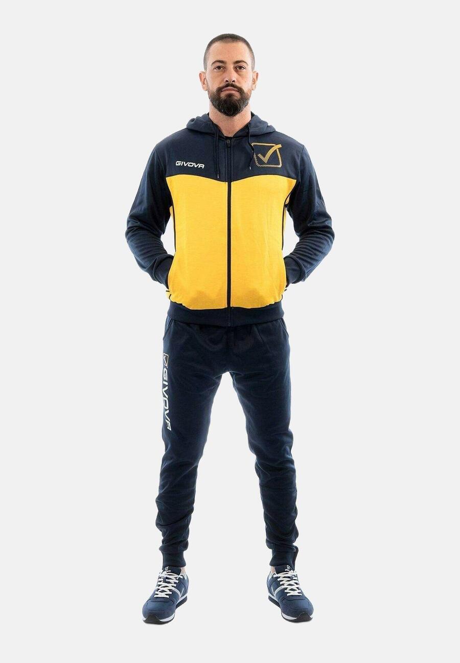 

Детский флисовый спортивный костюм с капюшоном Givova Visa