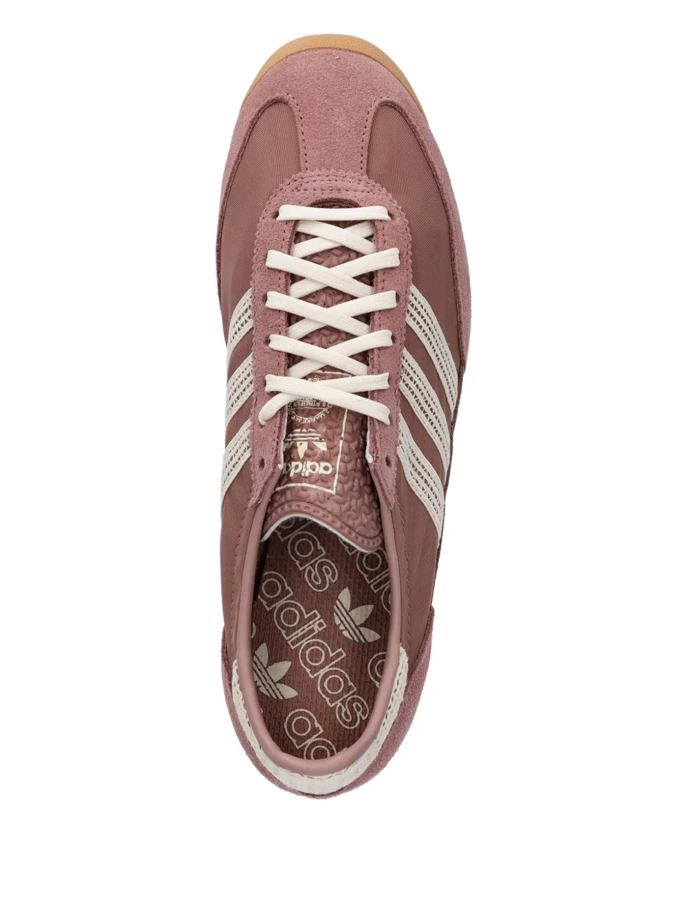 Кроссовки SL 72 OG с трикотажным шнурком Adidas, коричневый — фото 3