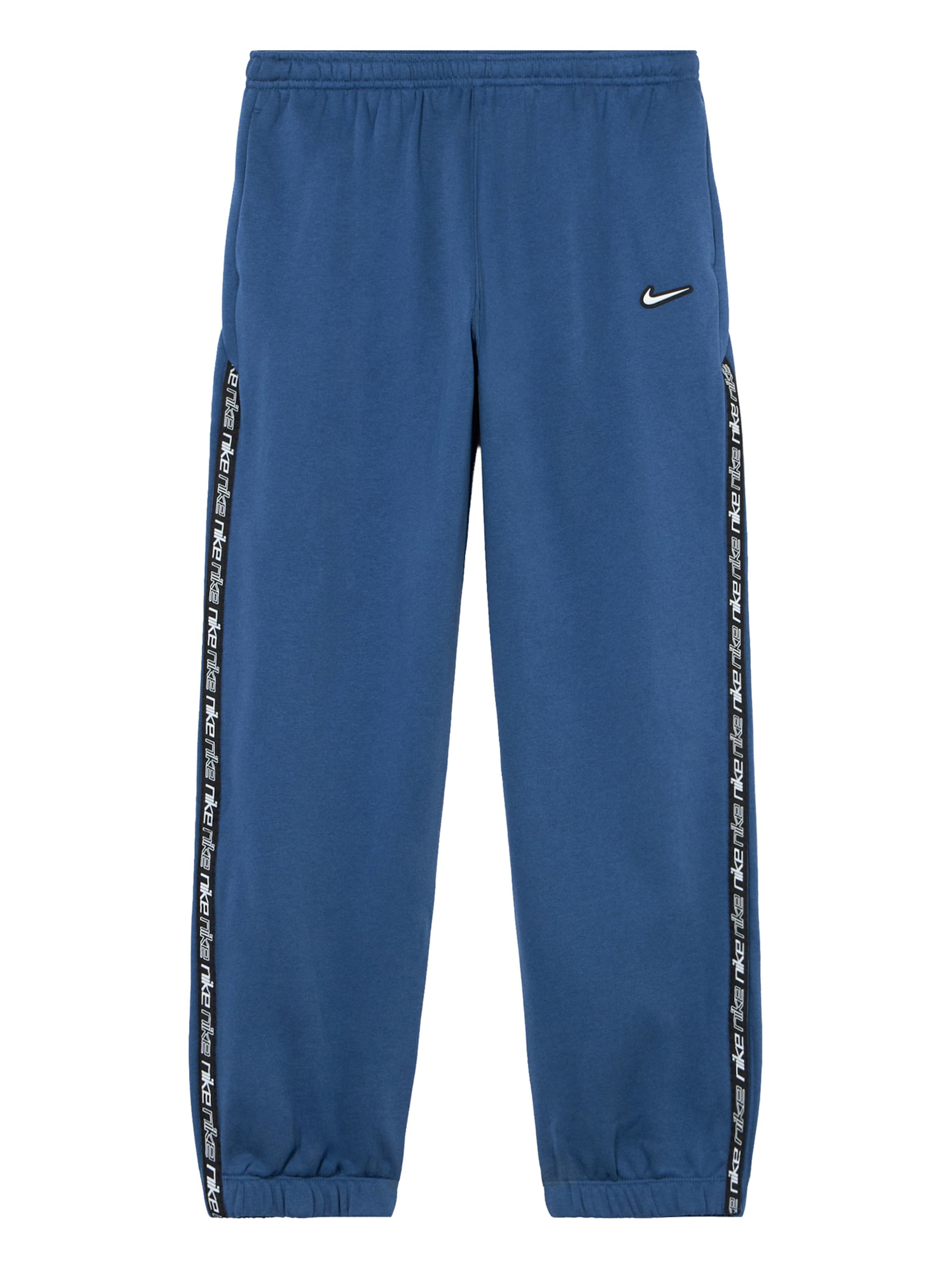 Nike Sportswear Широкие брюки в темно-синем цвете