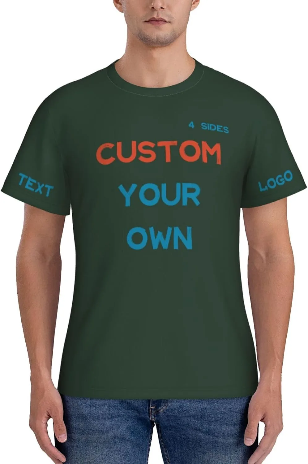 Футболка Custom с принтом на 4 сторонах для тренировок — фото 2