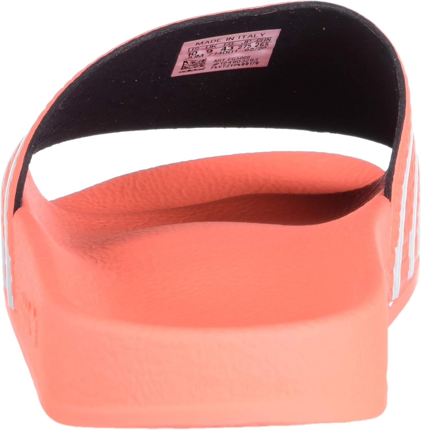 Женские сандалии Adidas Originals AdiletteSlide, оранжевый/белый — фото 3