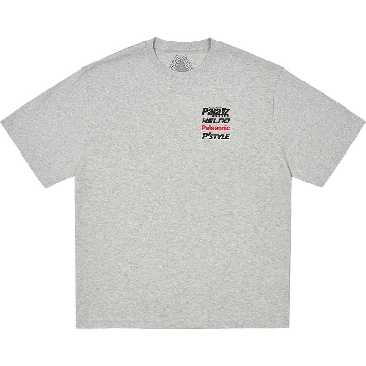 

Футболка Palace Racey T-Shirt 'Grey Marl', серый