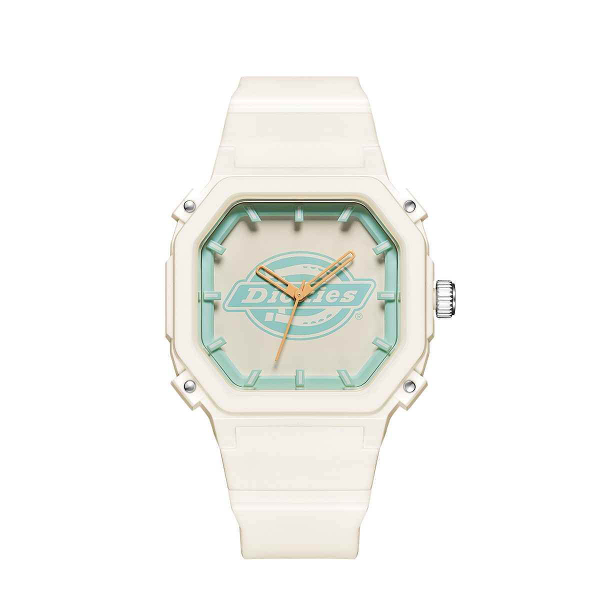 

Dickies Часы Wrist Watch Quartz Movement Silicone Strap White Dial Unisex