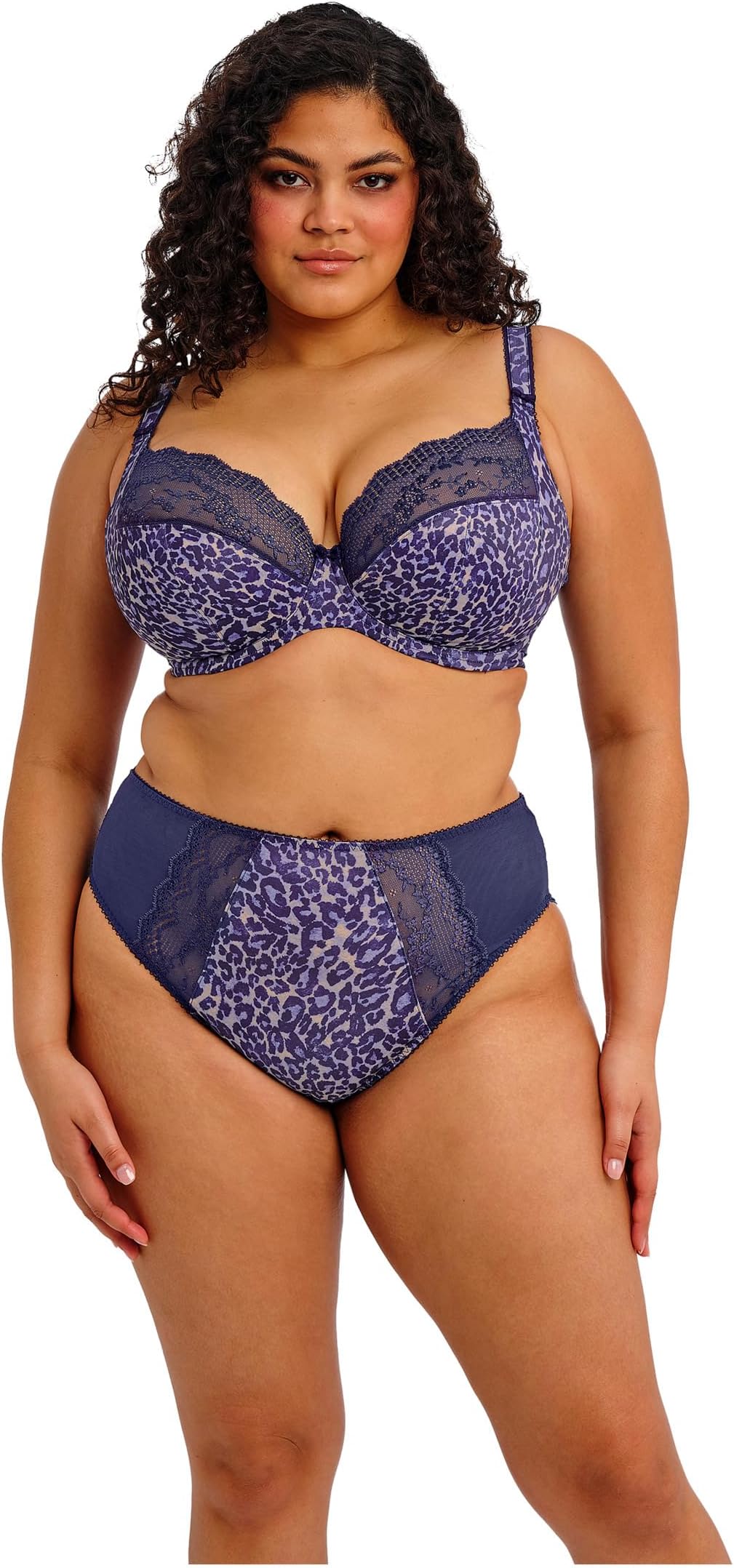 

Бюстгальтер elomi Lucie Underwire Plunge Bra, цвет Midnight
