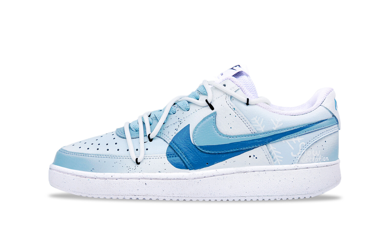 

Кроссовки для скейтборда Court Vision 1 женские, низкие, синий Nike