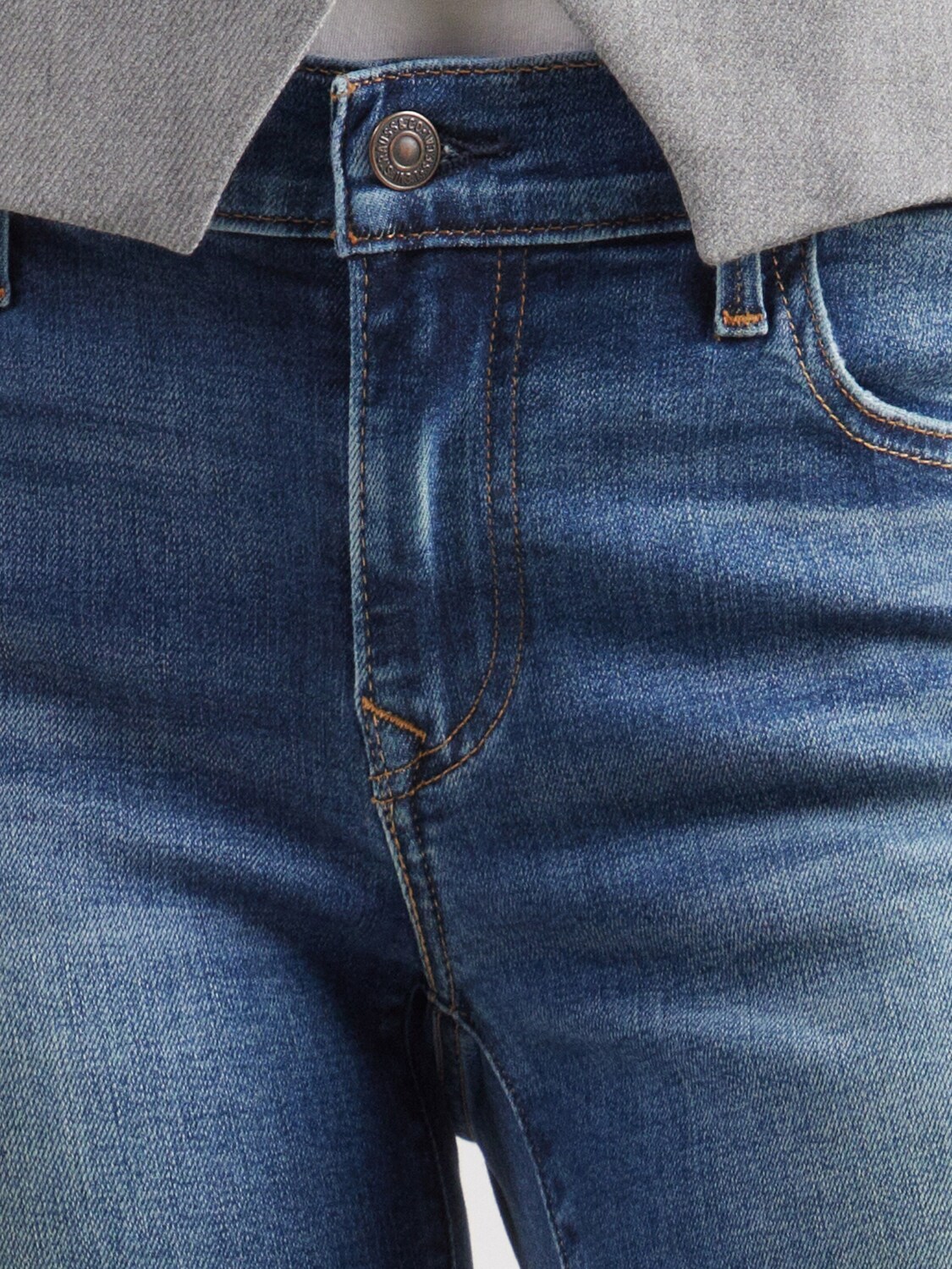 LEVI'S  Скинни джинсы '710 Super Skinny Jeans' в синем дениме — фото 2