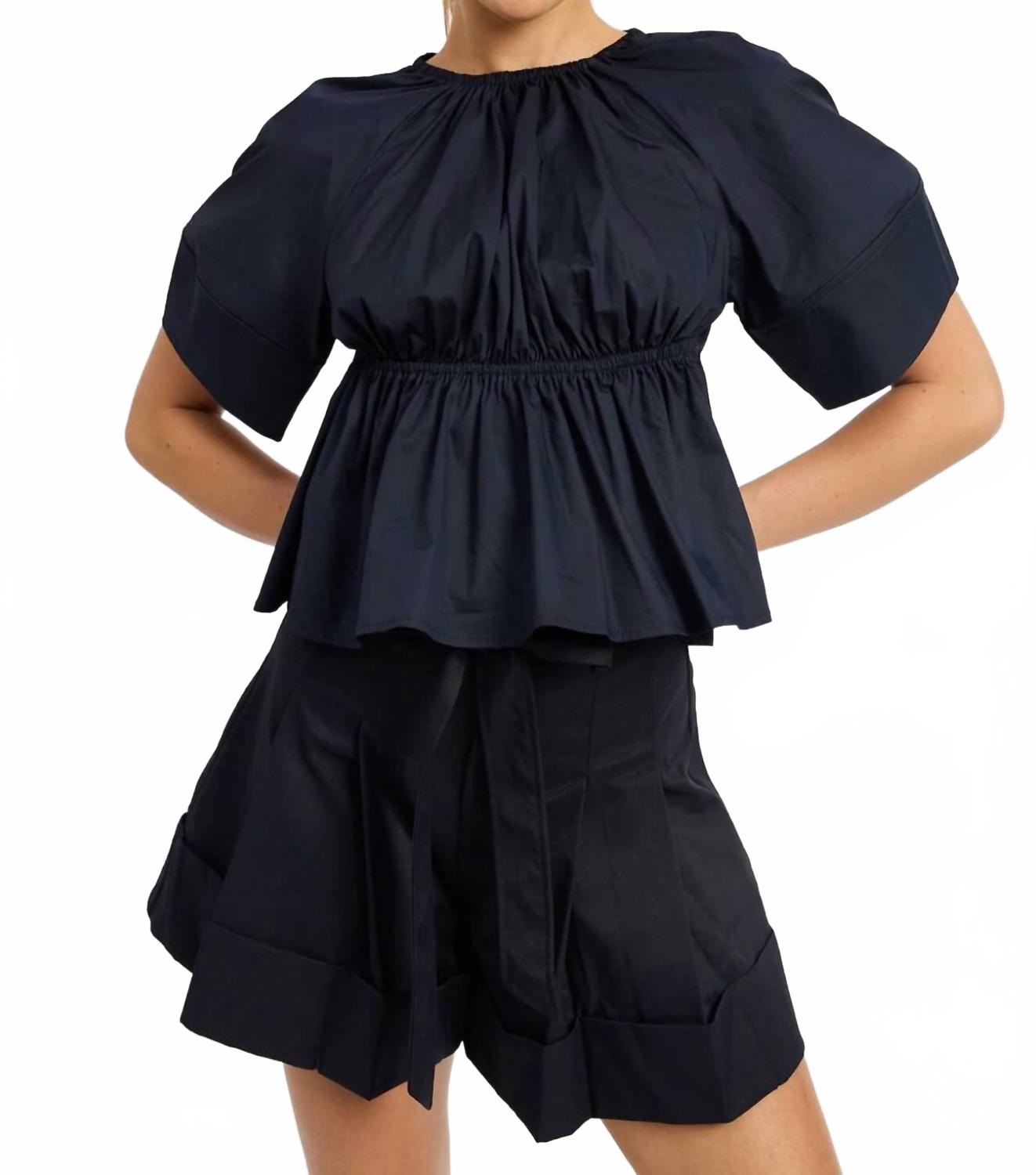 

Мелоди Бэбидолл блузка в цвете нави En Saison, темно-синий