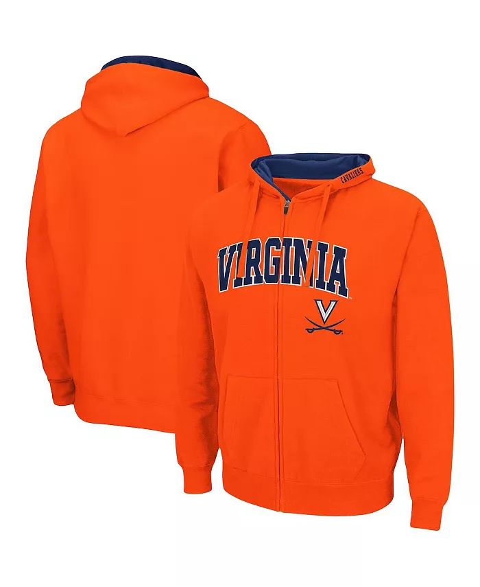 

Мужская толстовка Virginia Cavaliers Arch & Logo 3.0 с молнией Colosseum, оранжевый