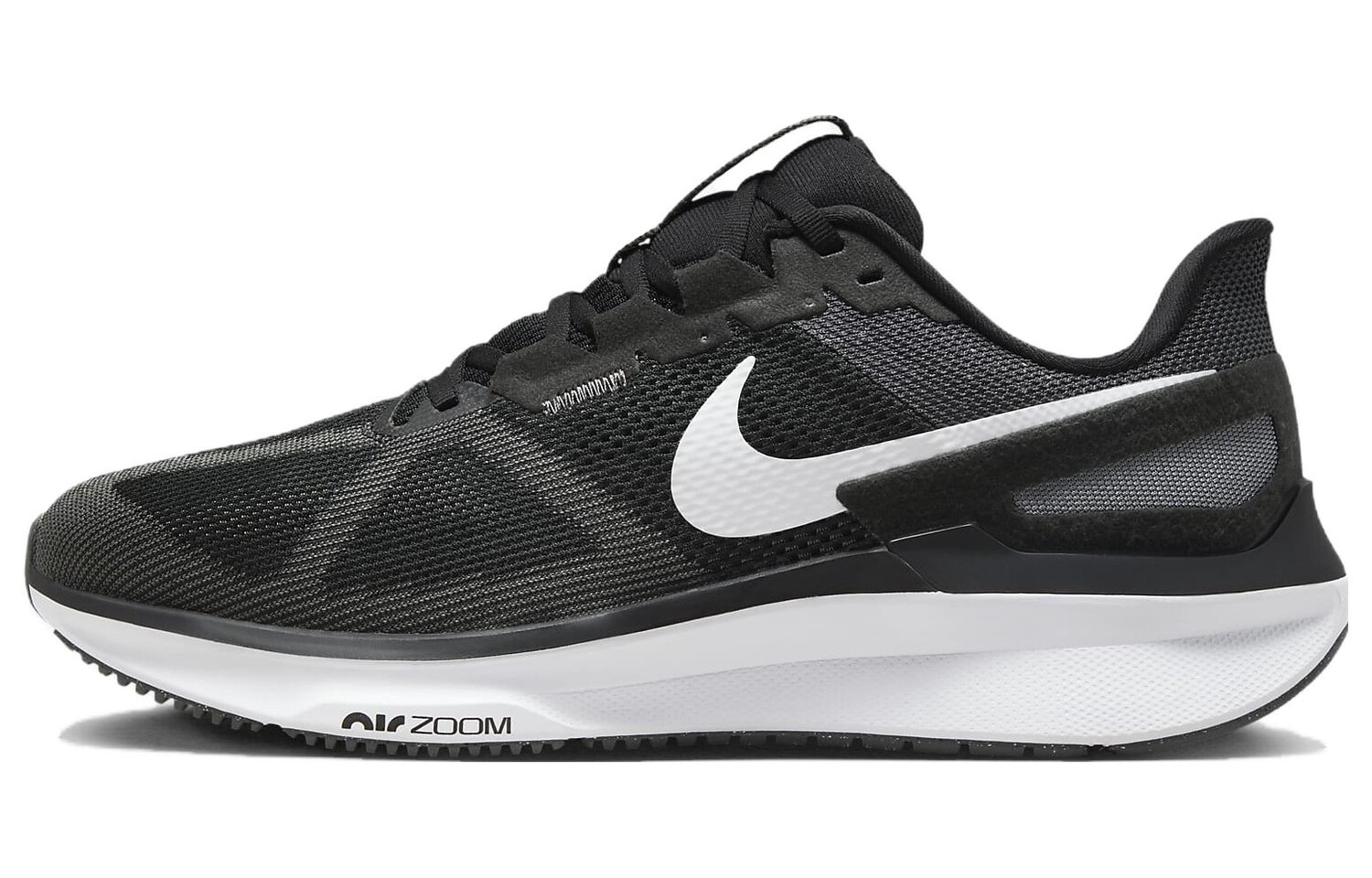 

Кроссовки Nike Air Zoom Structure 25 Extra Wide 'Black Iron Grey', черный