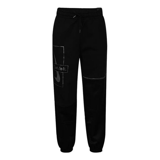 

Спортивные брюки (WMNS) Nike Sportswear Icon Clash Casual Loose Bundle Feet Sports Pants/Trousers/Joggers Black DC0655-010