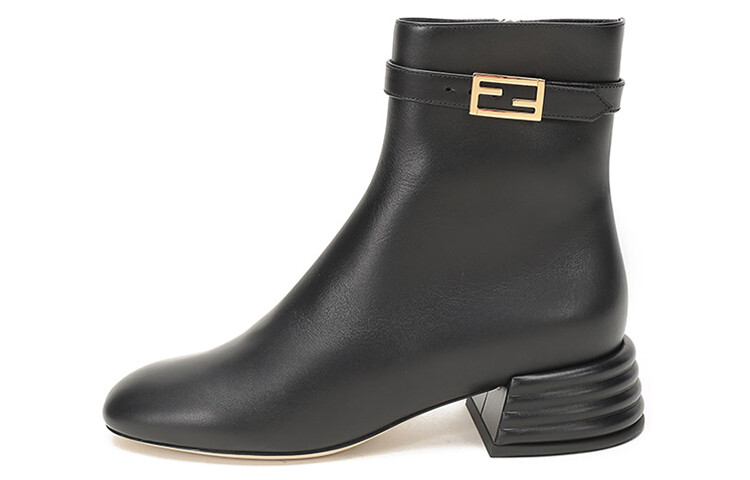 Ботильоны женские черные Fendi